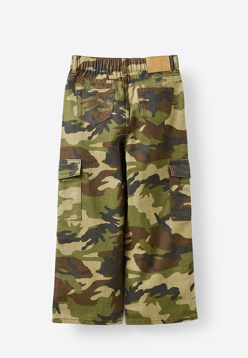 Cotton On - SUPER BAGGY JEAN - CAMO/CARGO