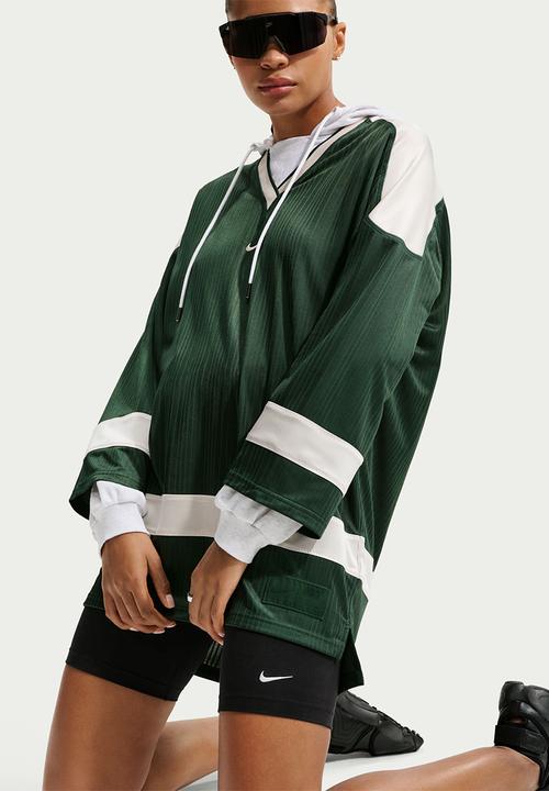 Nike - W Nsw Jersey Tunic Mod - Fir/Chalk/Chalk