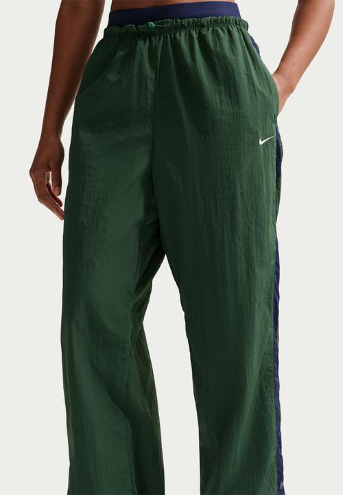 greenclothing ii ウエア130(JKT)/L(pants) W Nsw Parachute Hr Pant - Fir/Midnight Navy/Chalk/Chalk