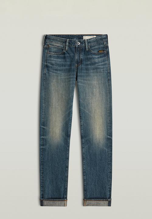 G-STAR - Lennoxx Slim Straight TU Wmn - Antique faded blueschist
