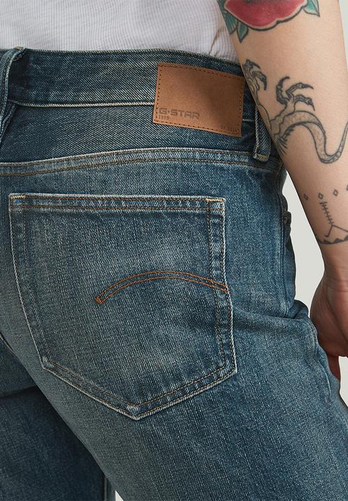 G-STAR - Lennoxx Slim Straight TU Wmn - Antique faded blueschist