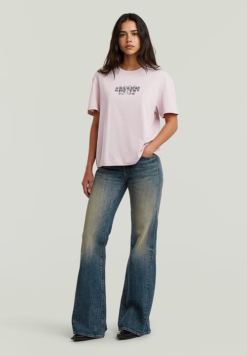G-STAR - Stevey 3D Flare Wmn - Antique faded blueschist