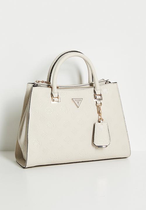 GUESS - Dita Multi Comp Satchel - White