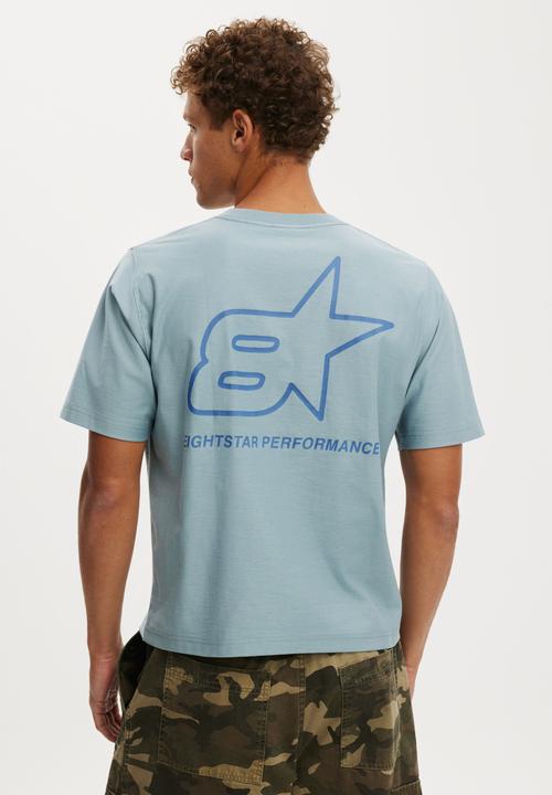 Cotton On - Cropped Fit Graphic T-shirt - Citadel/Eightstar