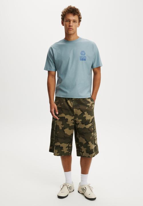 Cotton On - Cropped Fit Graphic T-shirt - Citadel/Eightstar