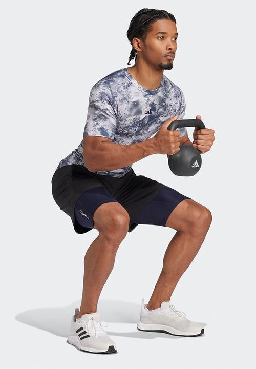 adidas Performance - TECHFIT Compression Training Short Tights - Blue Legend ink