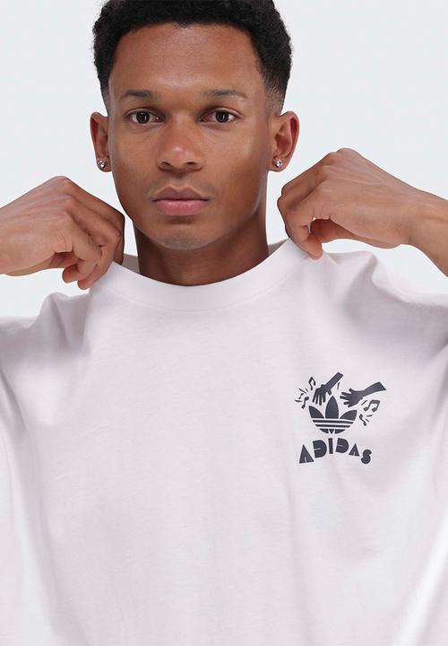 adidas Originals - JAZZ CLUB 2 Tee -WHITE