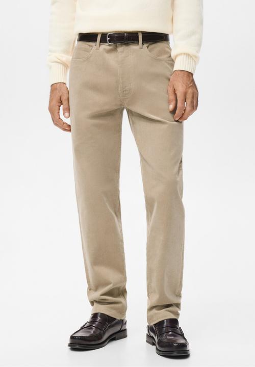 MANGO - Trousers Ercolano - Sand