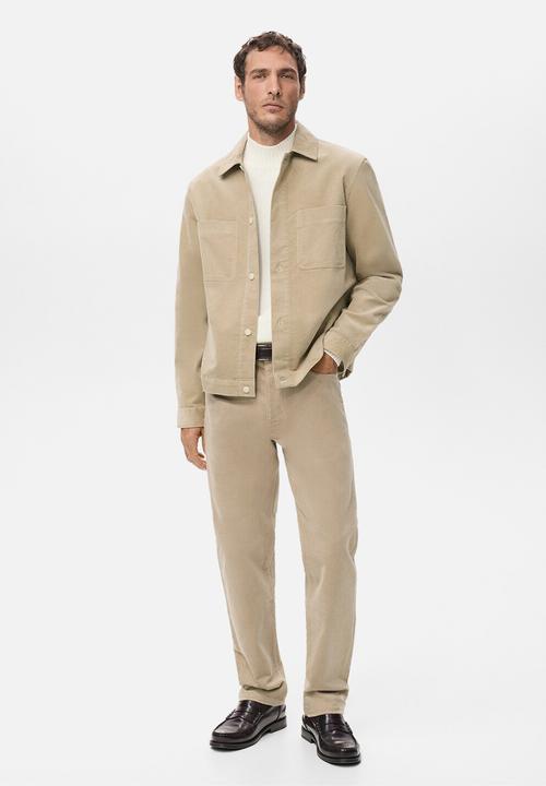 MANGO - Trousers Ercolano - Sand