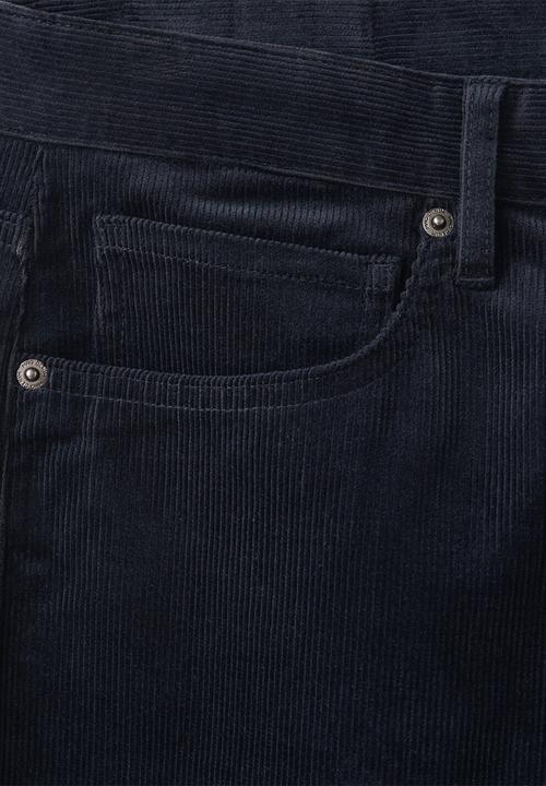 MANGO - Trousersercolano - Navy Blue