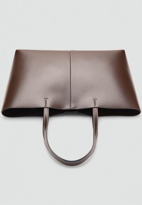 MANGO - Manu shoulder bag-brown