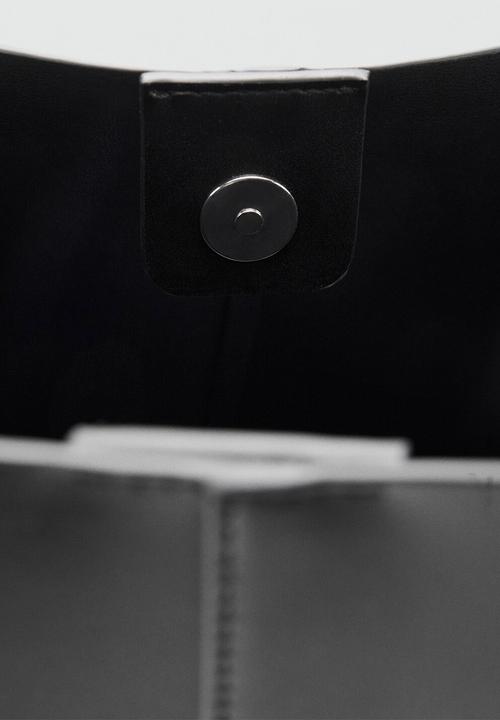 MANGO - Manu shoulder bag-black