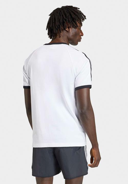 adidas Originals - 3-Stripes Slim Ringer Tee - White