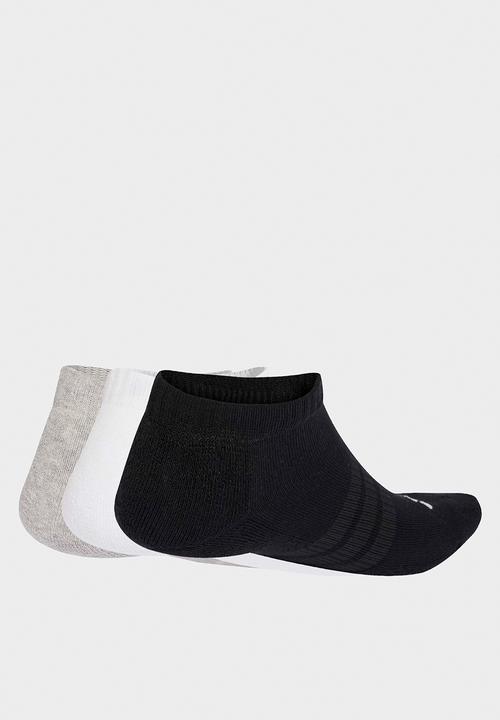 adidas Originals - Cushioned Essentials Low Cut Socks 3 - medium grey heather/white/black