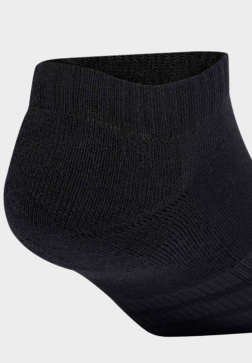 adidas Originals - Cushioned Essentials Low Cut Socks 3 - medium grey heather/white/black