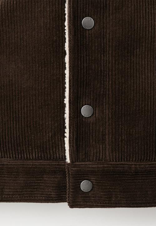 MANGO - Jacket Moris - Dark Brown