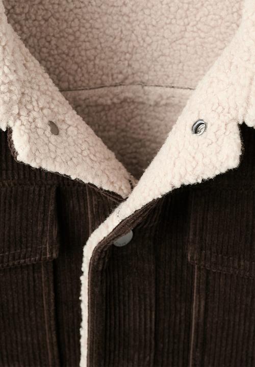 MANGO - Jacket Moris - Dark Brown