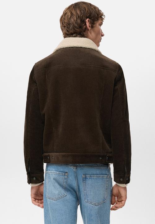 MANGO - Jacket Moris - Dark Brown