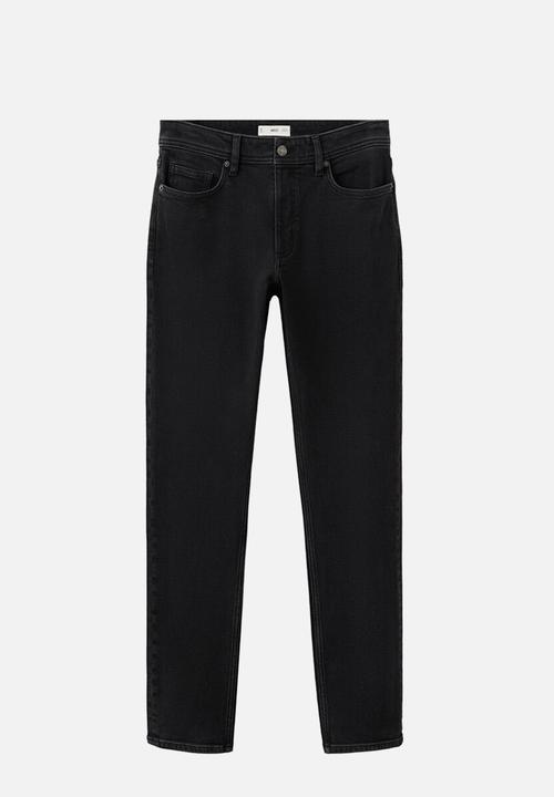 MANGO - Jeansjan - Black Denim
