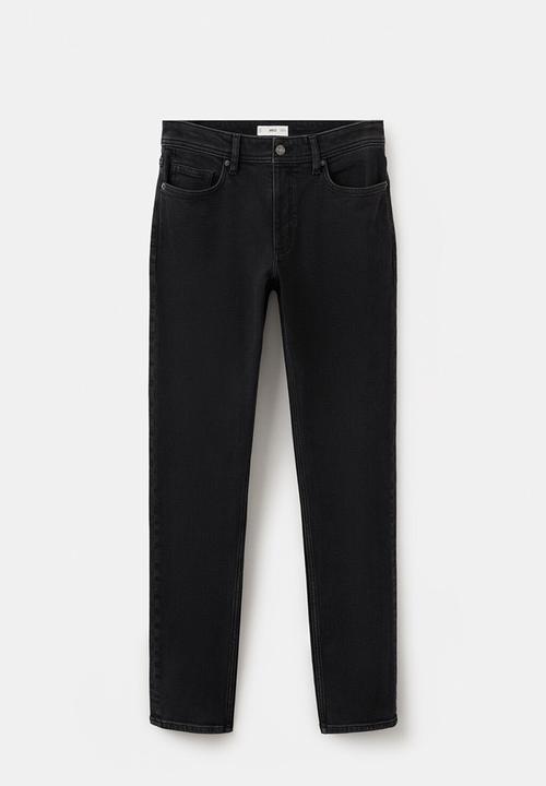 MANGO - Jeansjan - Black Denim