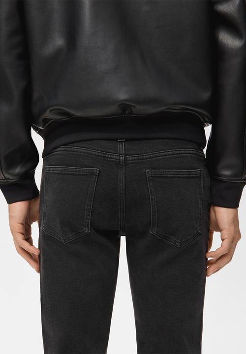 MANGO - Jeansjan - Black Denim