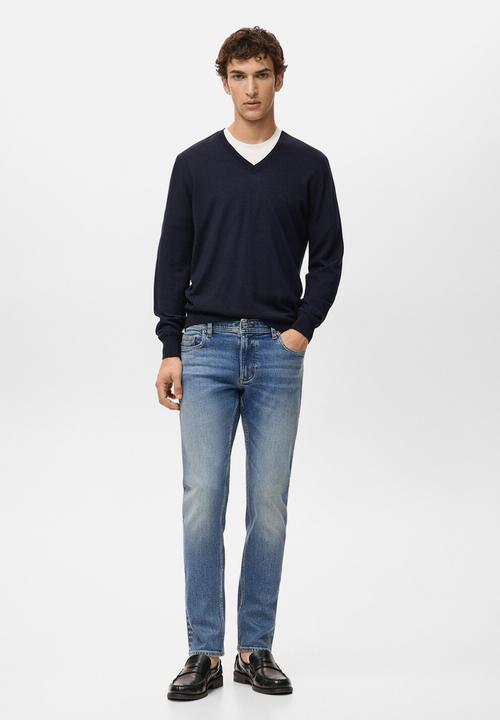 MANGO - Jeansjan - Blue