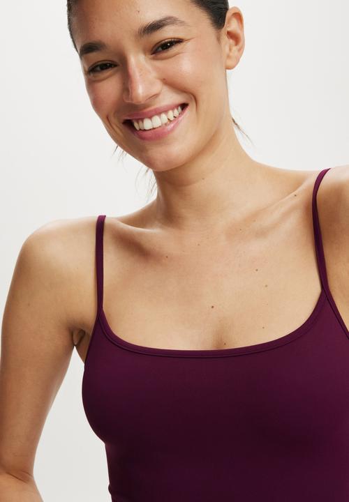 Cotton On - Hold me cami - blackberry belle