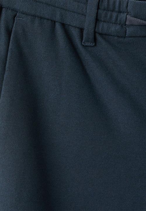MANGO - Trouserspolar - Navy Blue
