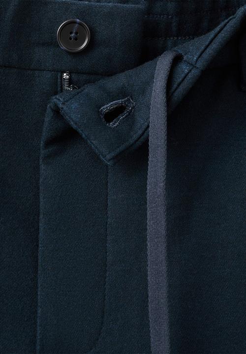 MANGO - Trouserspolar - Navy Blue