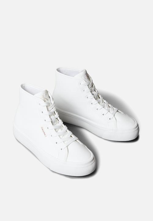 Calvin Klein - Vulc Flatf High Top - Triple Bright White