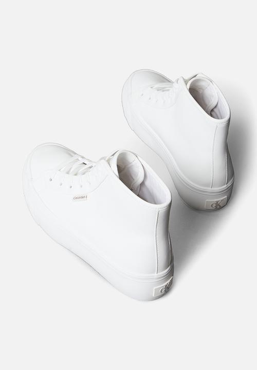 Calvin Klein - Vulc Flatf High Top - Triple Bright White