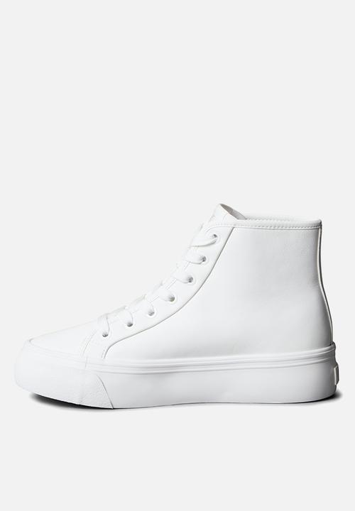 Calvin Klein - Vulc Flatf High Top - Triple Bright White