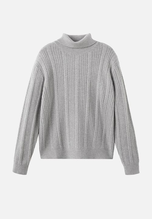 MANGO - Sweatermarinat - Grey