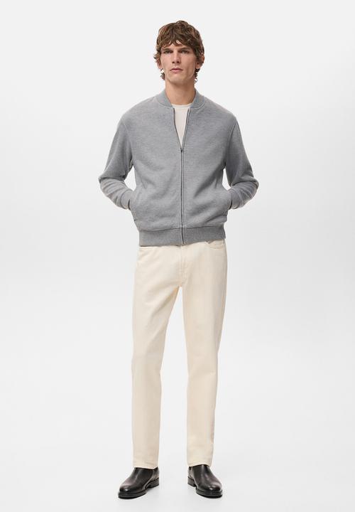 MANGO - Sweatshirt Cerlerb - Light Grey Denim