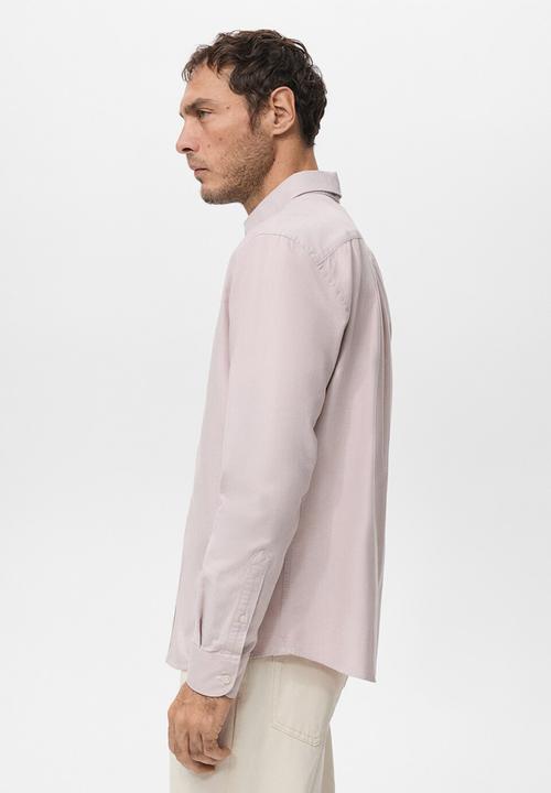 MANGO - Shirtoxford - Pastel Pink