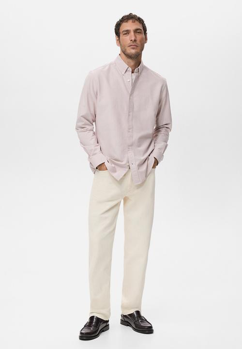 MANGO - Shirtoxford - Pastel Pink