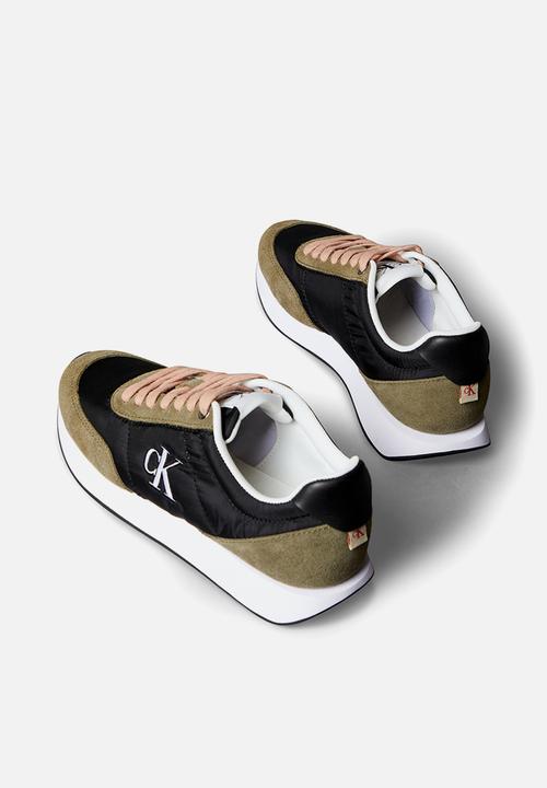Calvin Klein - Retro Runner Lace Up - Black Capers