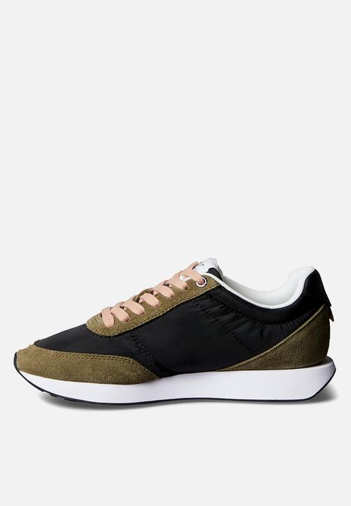 Calvin Klein - Retro Runner Lace Up - Black Capers
