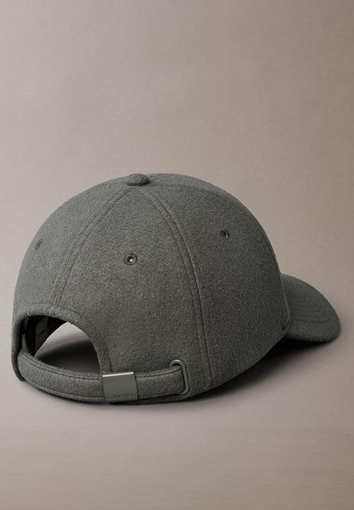 Calvin Klein - Felt W Metal Plaque, N3Z - Grey