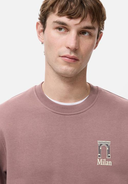 MANGO - Sweatshirt Corso  - Pastel Pink