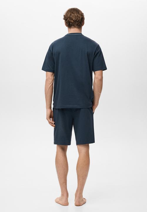 MANGO - Pijama pack sleep - Navy