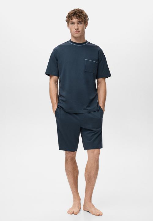 MANGO - Pijama pack sleep - Navy