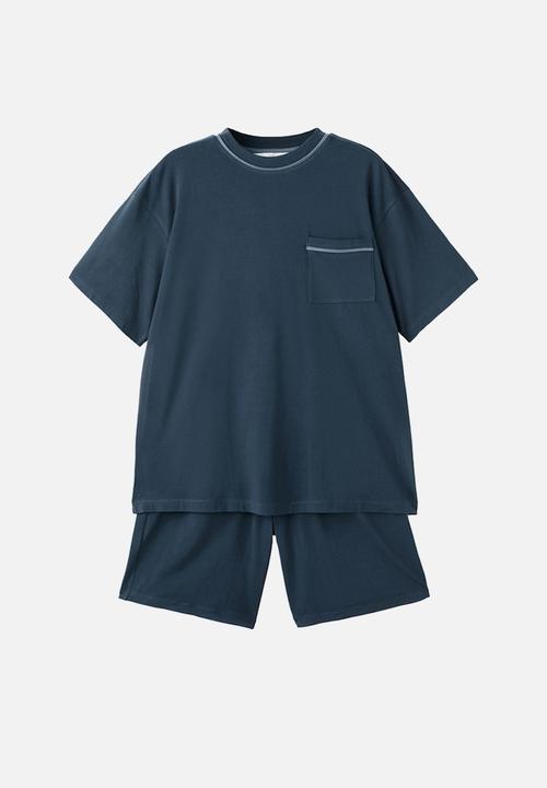 MANGO - Pijama pack sleep - Navy