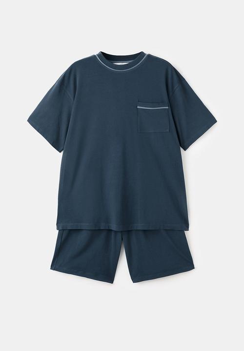 MANGO - Pijama pack sleep - Navy