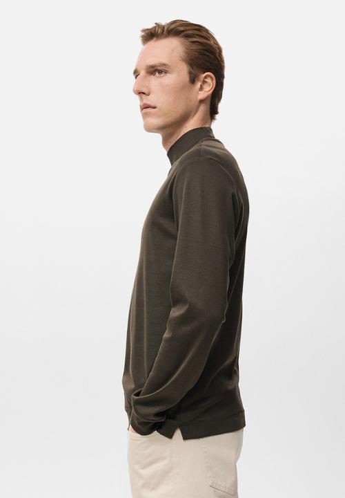 MANGO - T-Shirtluton - Dark Brown