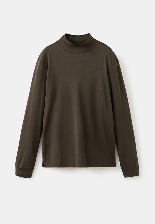 MANGO - T-Shirtluton - Dark Brown