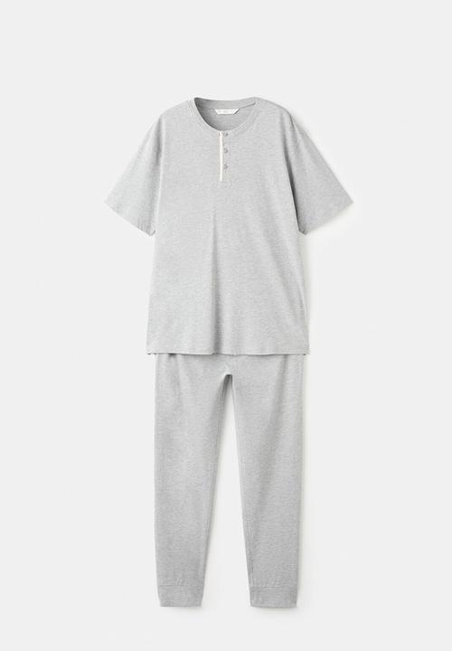MANGO - Pijamapacknightcot - Grey