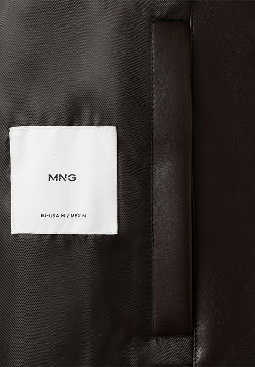 MANGO - Jacket Ely - Brown