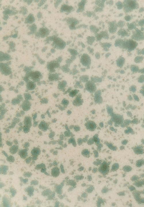 H&M - Stoneware starter plate - green/speckled