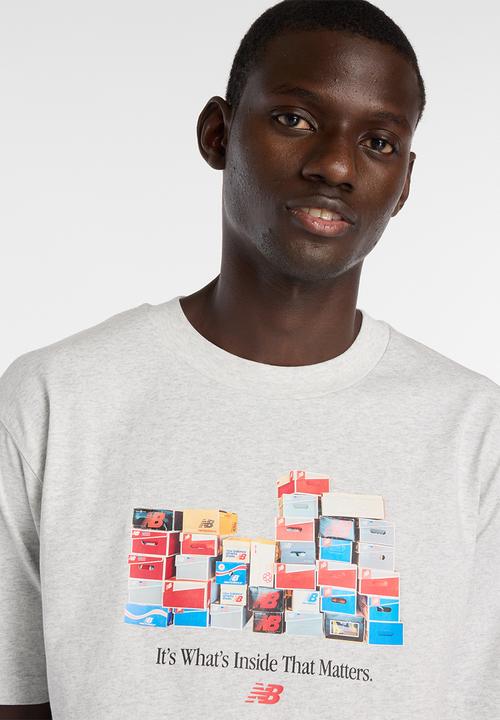 New Balance  - Boxes T-Shirt - Grey